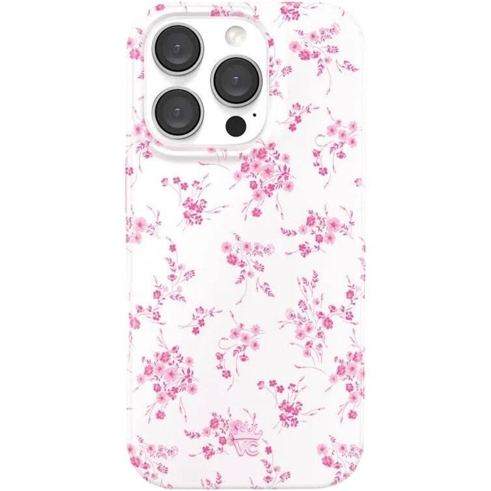 Velvet Caviar Pink French Rose Floral iPhone 16 Pro Case‎ MagSafe NWOT